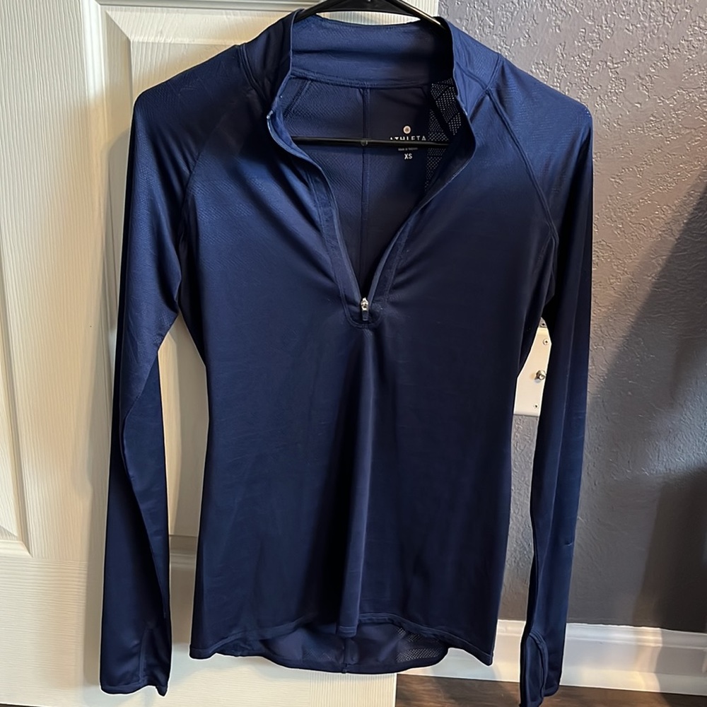 Athleta Sheer Half Zip Running Jacket - image 1